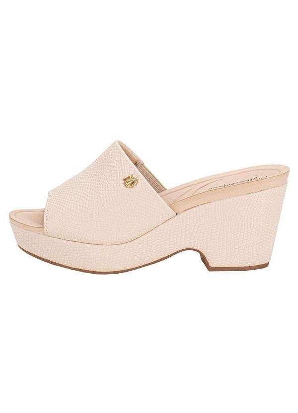 Modare - Tamanco Feminino Salto Grosso Modare 7137123 - Natural 2