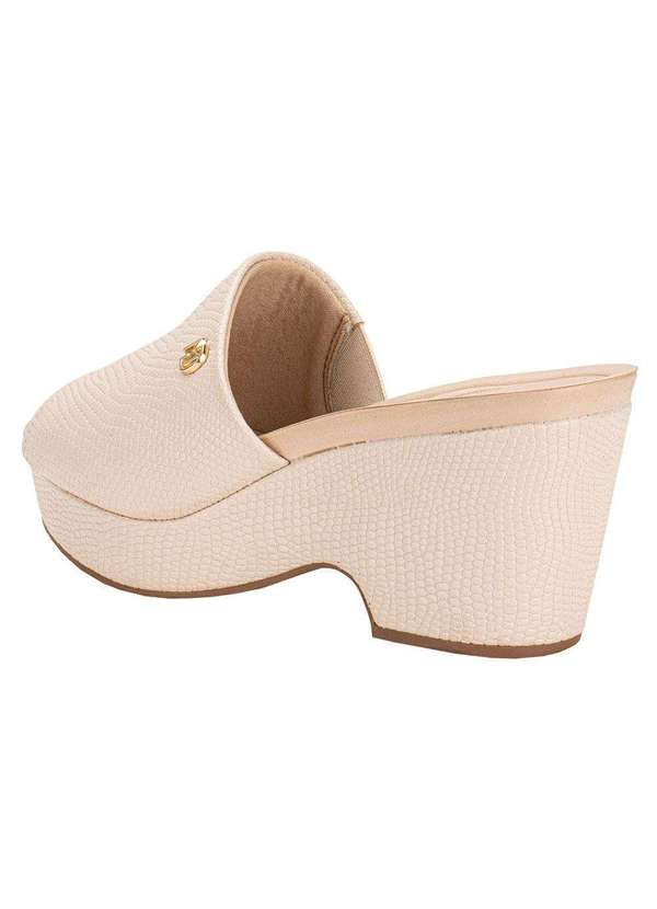 Modare - Tamanco Feminino Salto Grosso Modare 7137123 - Natural 3