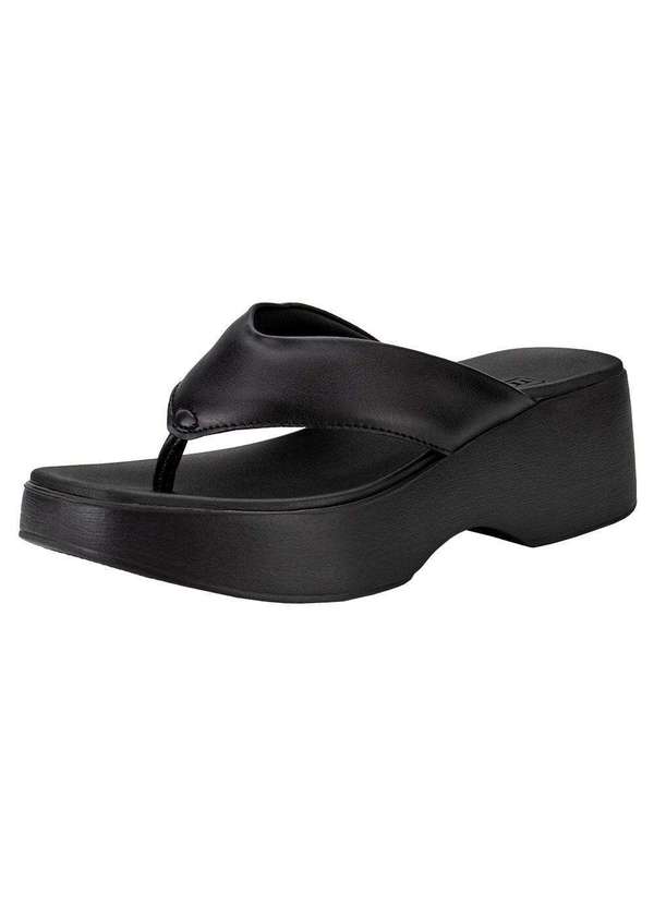 Moleca - Tamanco Feminino Salto Grosso Moleca 5503105 - Preto