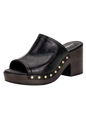 Tamanco Feminino Salto Grosso Moleca 5549107 - MOLECA