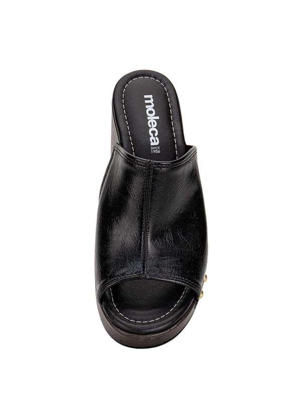 Moleca - Tamanco Feminino Salto Grosso Moleca 5549107 - Preto 5