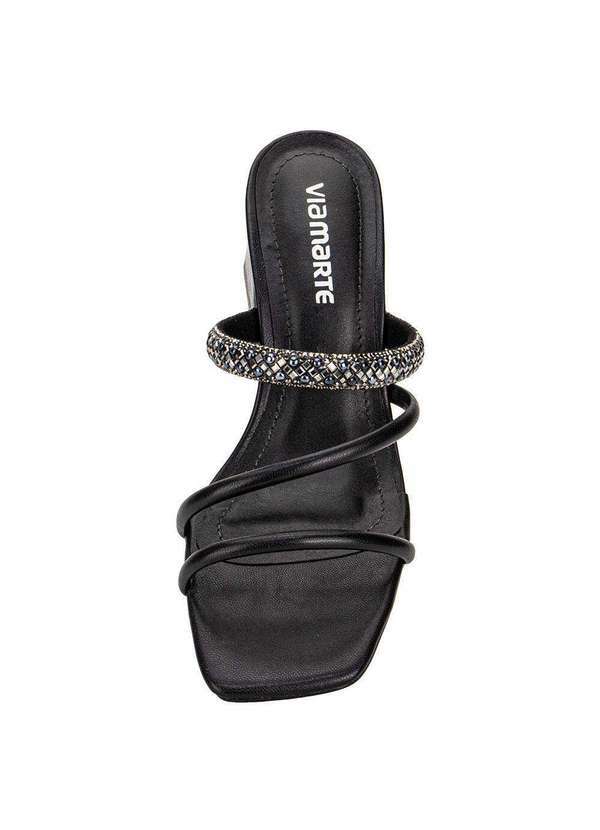 Via Marte - Tamanco Feminino Salto Grosso Via Marte 100021 - Preto 5