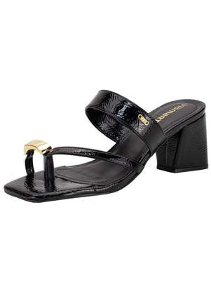 Tamanco Feminino Salto Grosso Via Marte 264006 - VIA MARTE