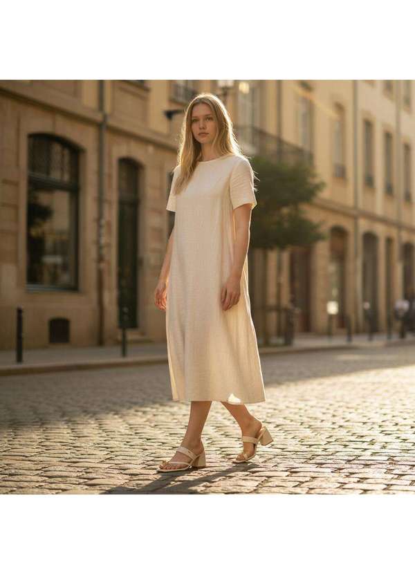 Via Marte - Tamanco Feminino Salto Grosso Via Marte 264006 Marfim 2