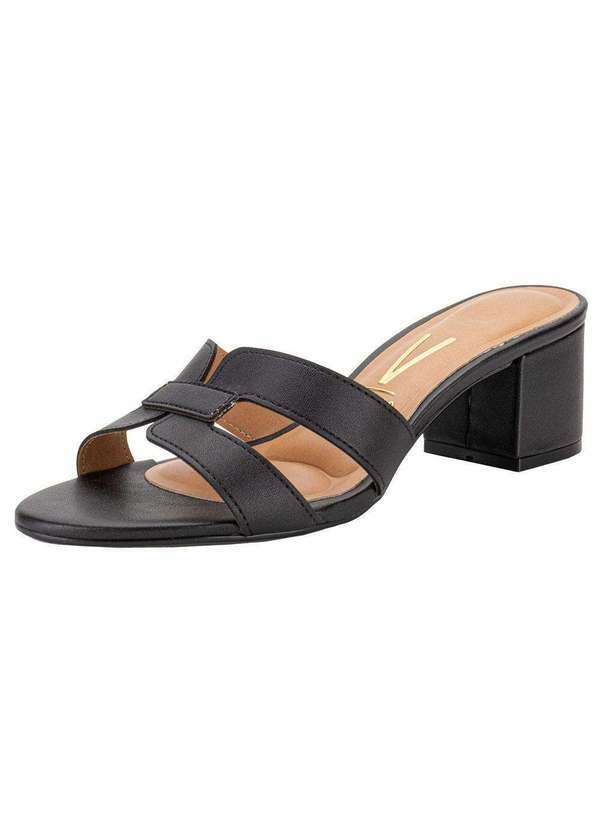 Vizzano - Tamanco Feminino Salto Grosso Vizzano 62911180 - Preto