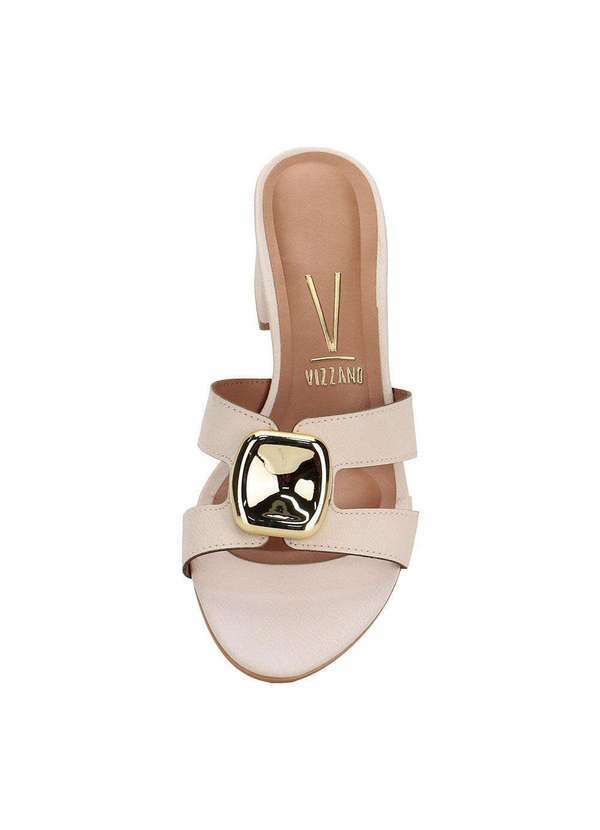 Vizzano - Tamanco Feminino Salto Grosso Vizzano 62911187 Marfim 5