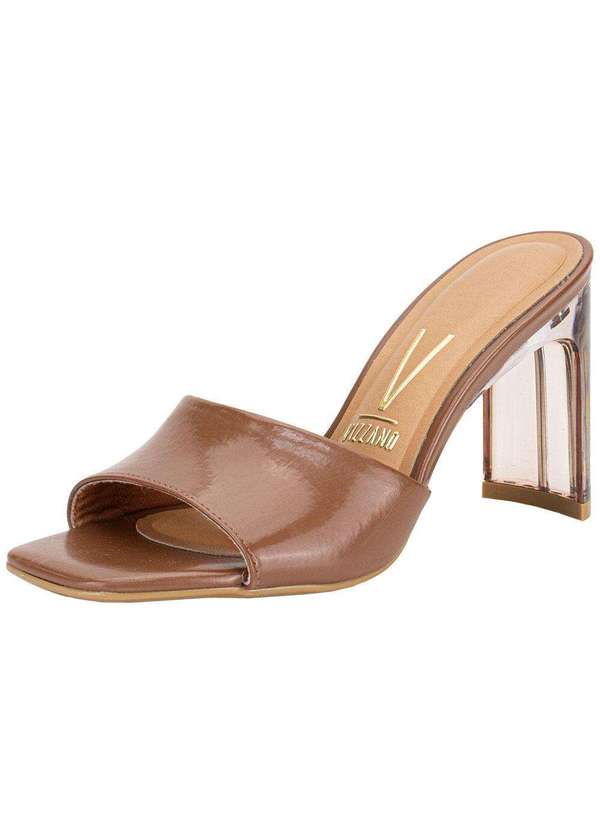 Vizzano - Tamanco Feminino Salto Grosso Vizzano 6457413 Chocolate