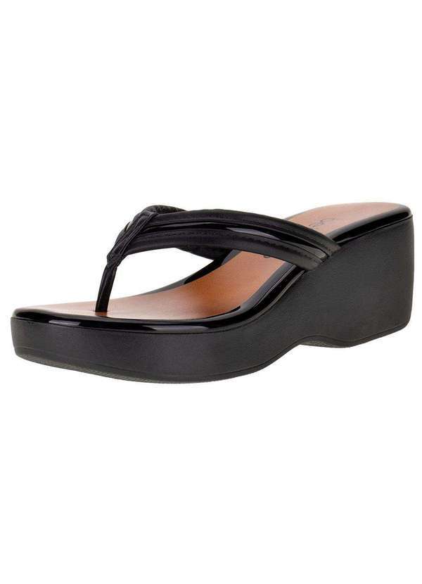 Beira Rio - Tamanco Feminino Salto Médio Beira Rio - 8455305 - Preto