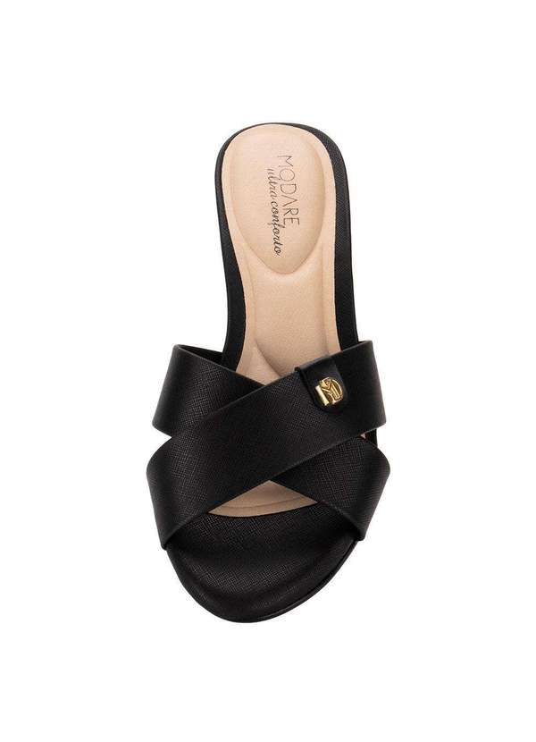 Modare - Tamanco Feminino Salto Taça Modare 7202100 - Preto 5