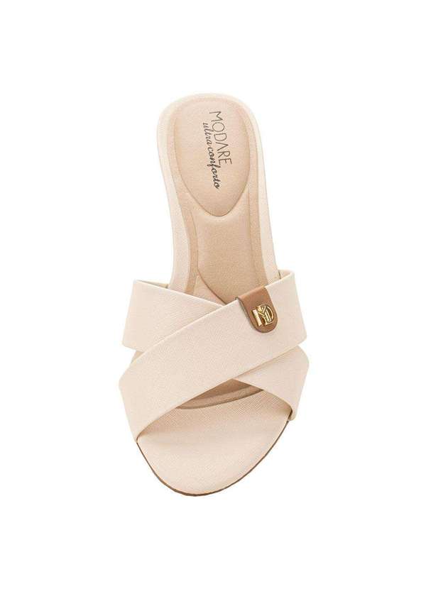 Modare - Tamanco Feminino Salto Taça Modare 7202100 - Natural 5