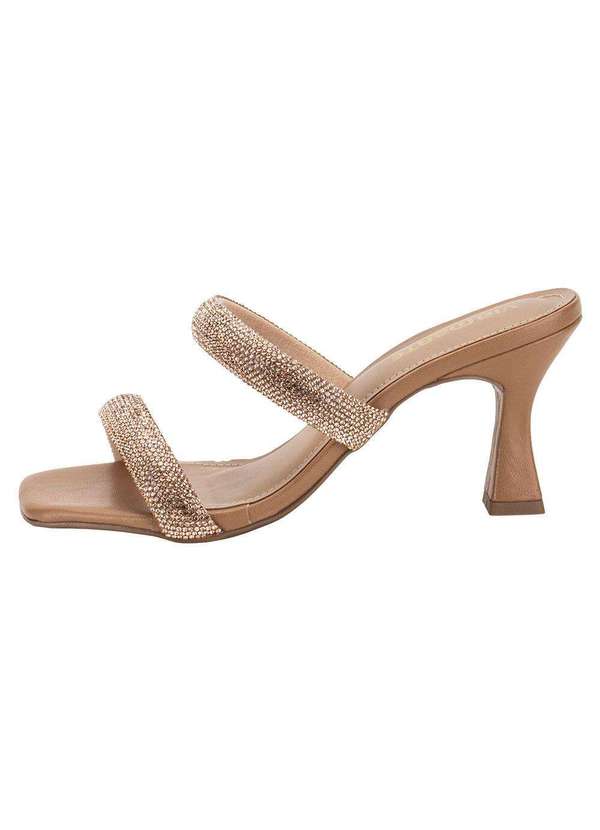 Via Marte - Tamanco Feminino Salto Taça Via Marte 105010 - Bronze 2