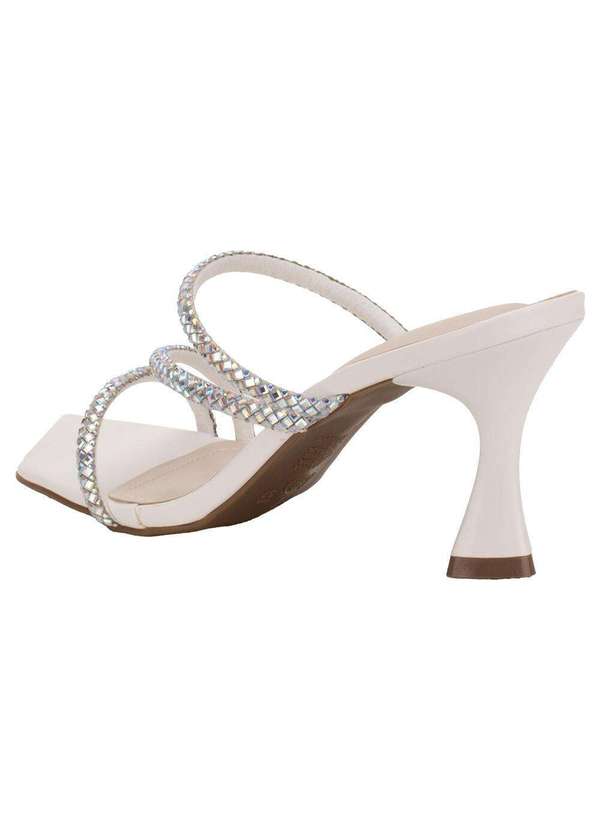 Via Marte - Tamanco Feminino Salto Taça Via Marte 166022 - Branco 3