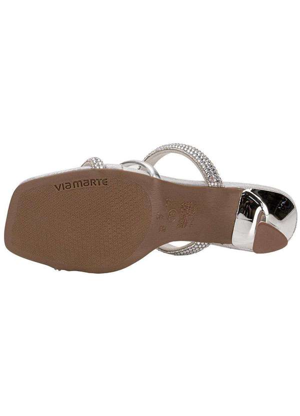 Via Marte - Tamanco Feminino Salto Taça Via Marte 166046 Prata 3