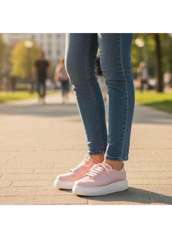 Melissa - Melissa Bold Sneaker 36131 Bege/Rosa 2