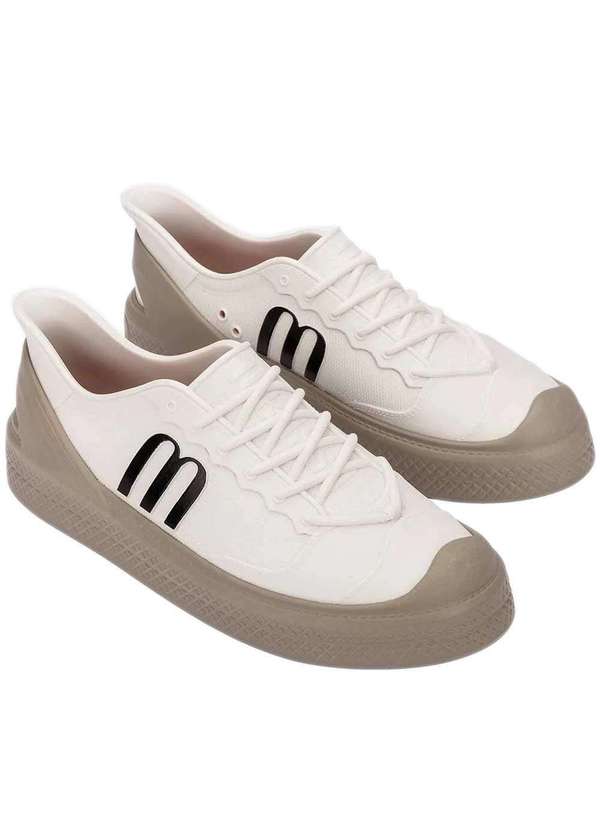 Melissa - Melissa Combat Sneaker 35837 - Branco/Bege