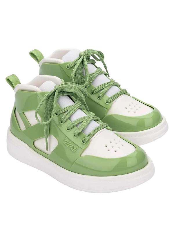 Melissa - Melissa Player Sneaker 33909 - Branco/Verde