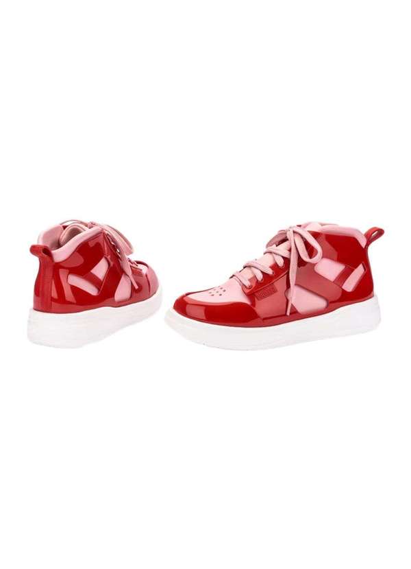 Melissa - Melissa Player Sneaker 33909 - Branco/Vermelho