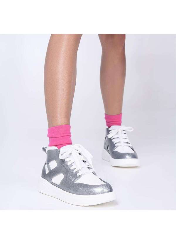 Melissa - Melissa Player Sneaker 33909 - Branco/Prata 2