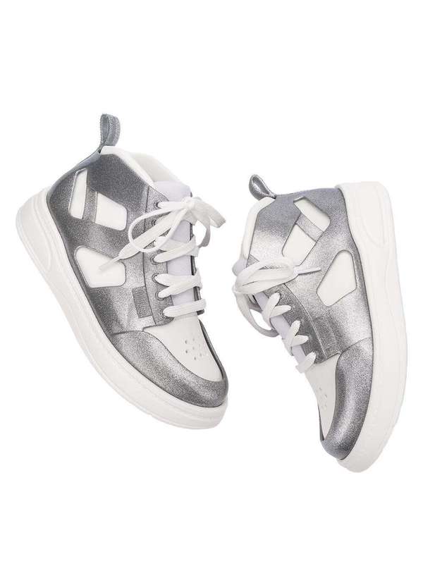 Melissa - Melissa Player Sneaker 33909 - Branco/Prata 3