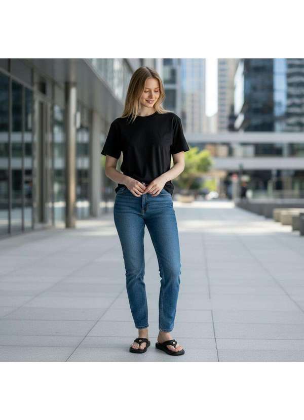 Modare - Tamanco Feminino Flat Modare 7208109 Preto 2