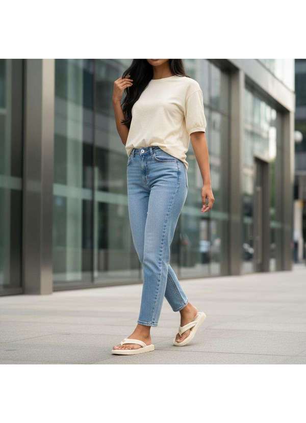 Modare - Tamanco Feminino Flat Modare 7208109 Marfim 2