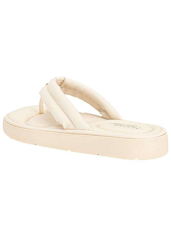 Modare - Tamanco Feminino Flat Modare 7208109 Marfim 3