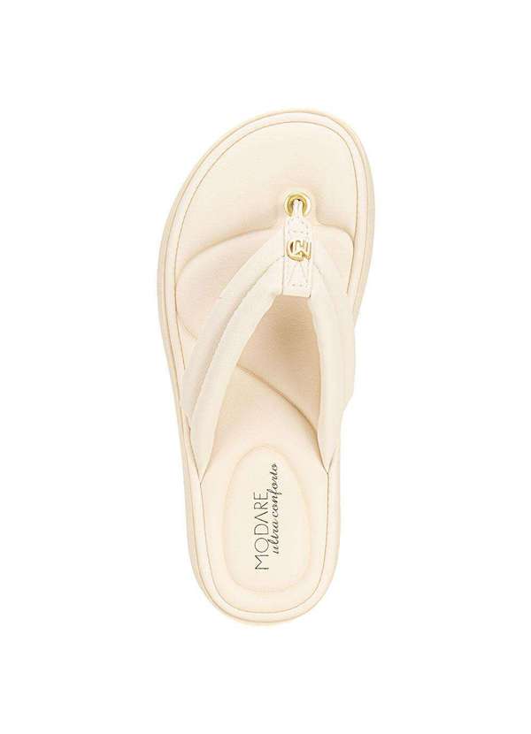 Modare - Tamanco Feminino Flat Modare 7208109 Marfim 5
