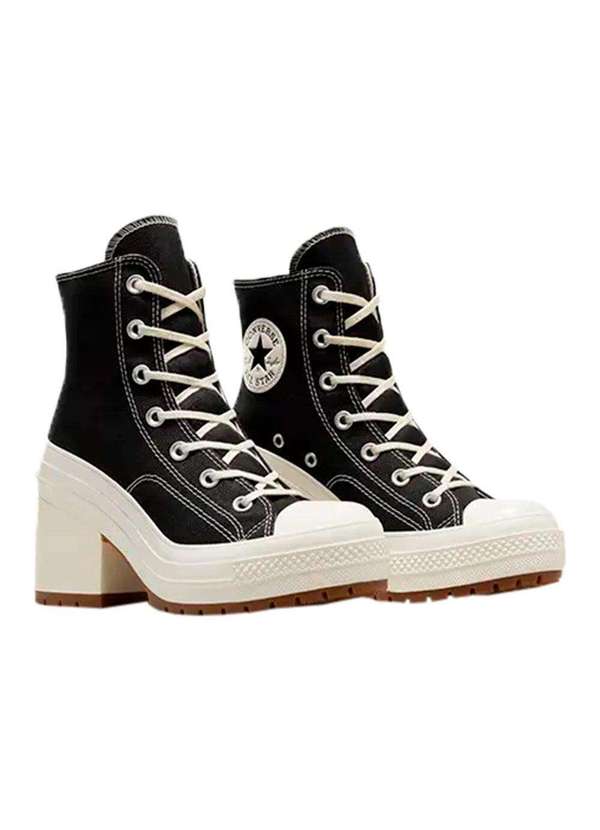 All Star - Tênis Chuck 70 de Luxe Heel Converse A05347c - Preto/Branco