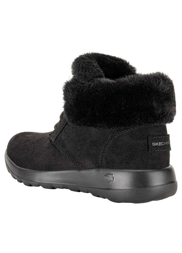 Skechers - Tênis Feminino Abotinado On The Go Joy Skechers 144012 - Preto/Camurça 3