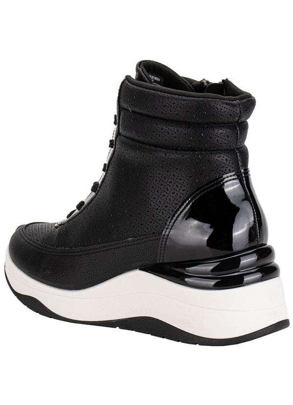 Piccadilly - Tênis Feminino Abotinado Piccadilly 992014 Preto 3