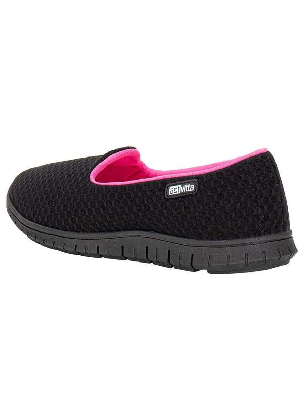 Actvitta - Tênis Feminino Actvitta - 4202300 - Preto/Rosa 01 3