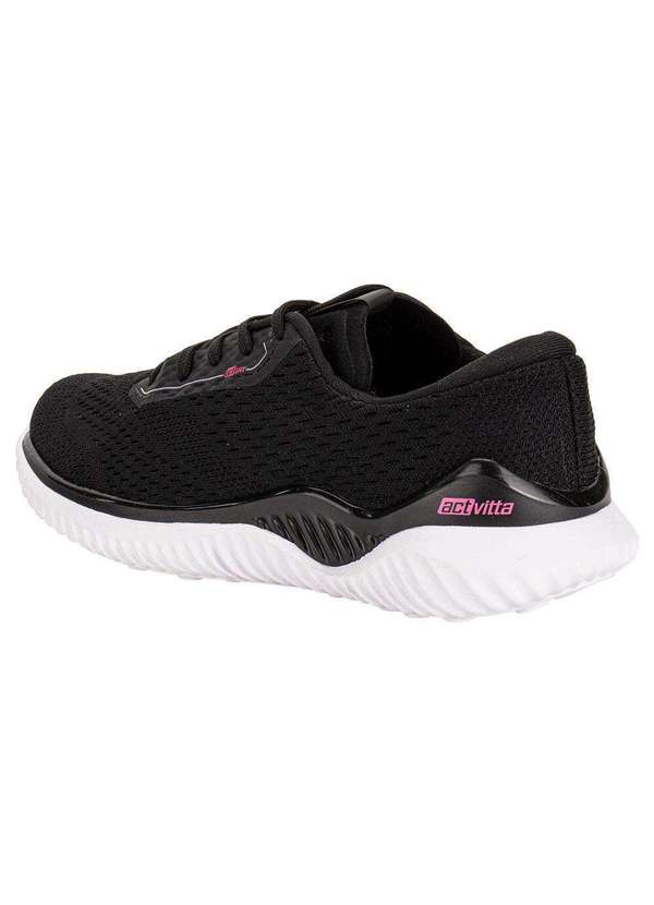 Actvitta - Tênis Feminino Actvitta 4802242 - Preto/Branco 3