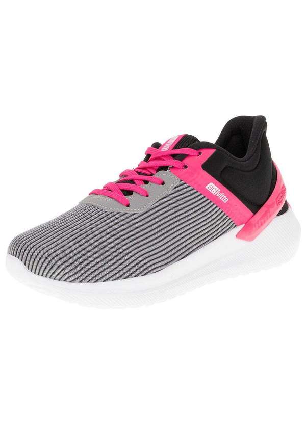 Actvitta - Tênis Feminino Actvitta - 4812102 - Cinza/Preto