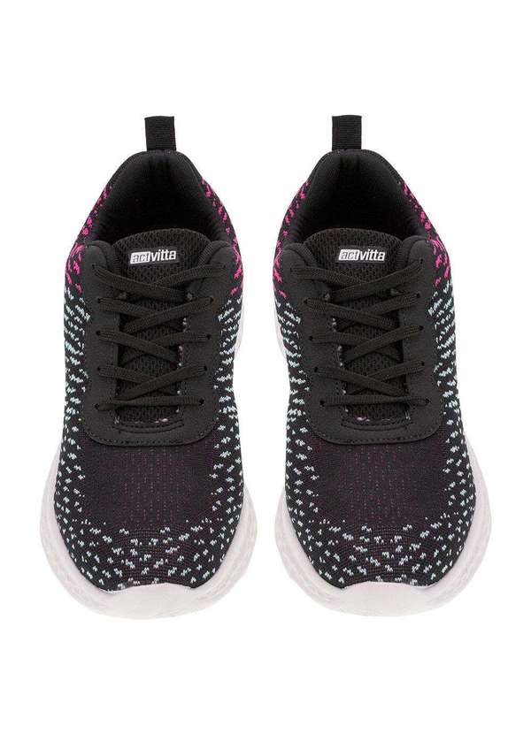 Actvitta - Tênis Feminino Actvitta - 4824103 - Preto/Verde 5