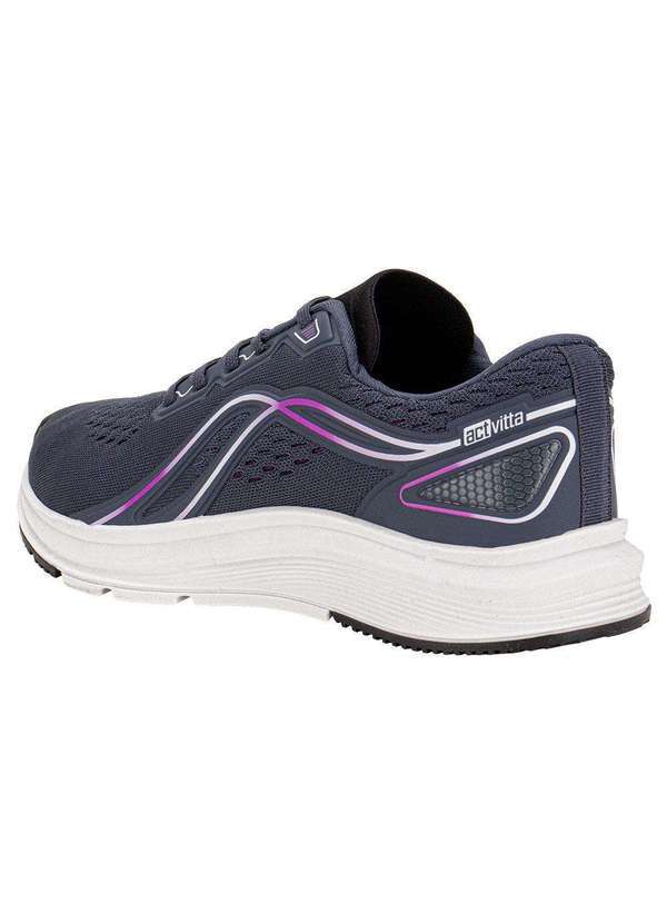Actvitta - Tênis Feminino Actvitta 4842101 - Cinza/Lilas 3