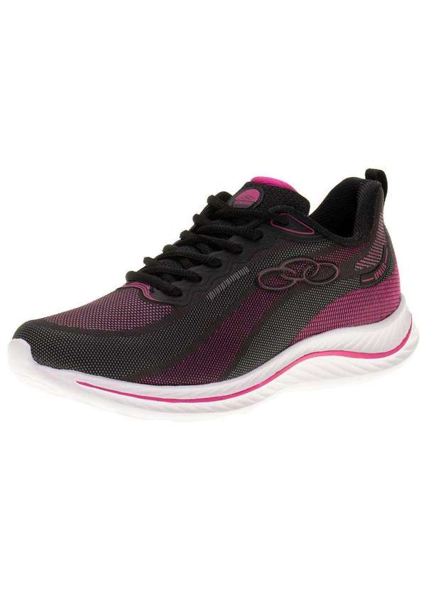 Olympikus - Tênis Feminino Apolis Olympikus - 206 - Preto/Rosa