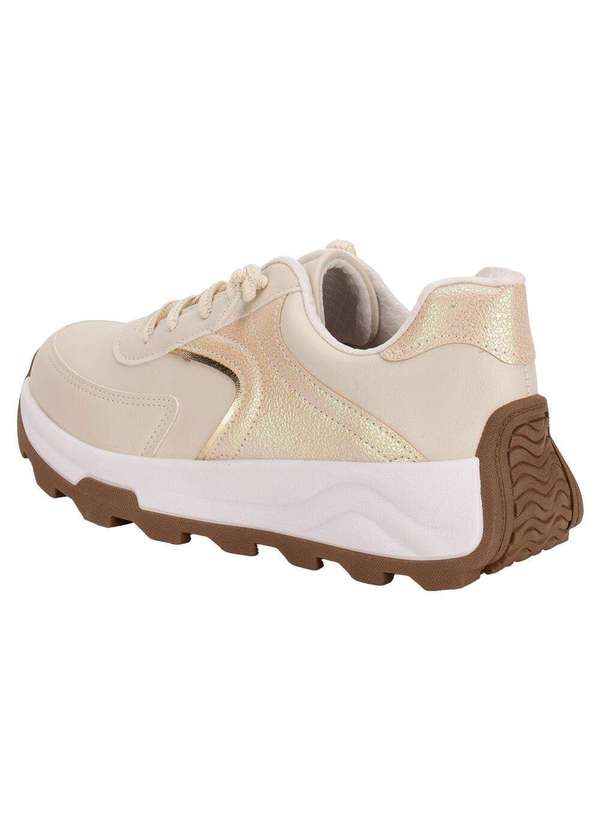 Beira Rio - Tênis Feminino Beira Rio 4328106 - Marfim 3
