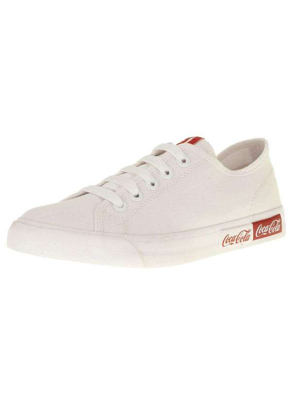 Coca Cola - Tênis Feminino Blend Basic Coca-Cola - Cc2186 - Branco