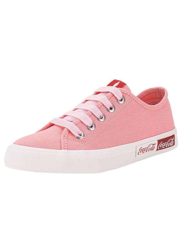 Coca Cola - Tênis Feminino Blend Basic Coca-Cola - Cc2186 - Rosa 01 1