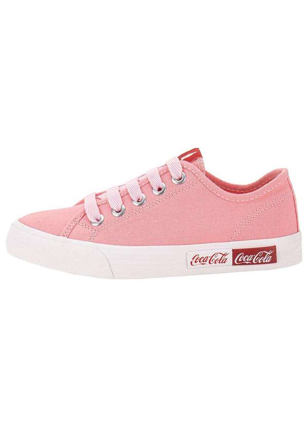 Coca Cola - Tênis Feminino Blend Basic Coca-Cola - Cc2186 - Rosa 01 2