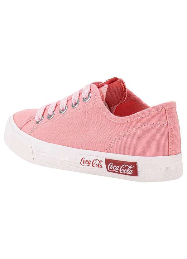 Coca Cola - Tênis Feminino Blend Basic Coca-Cola - Cc2186 - Rosa 01 3