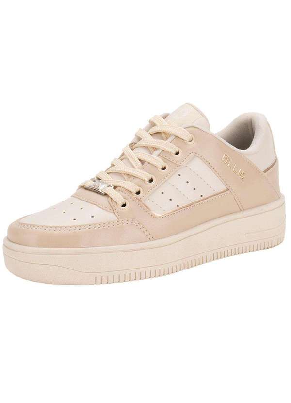 Ollie - Tênis Feminino Bliss-F Ollie 501 - Bege 1