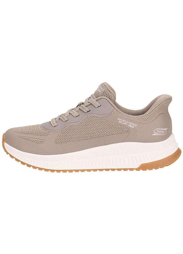 Skechers - Tênis Feminino Bobs Squad 4 - Staple Look Skechers 117624 Caqui 2