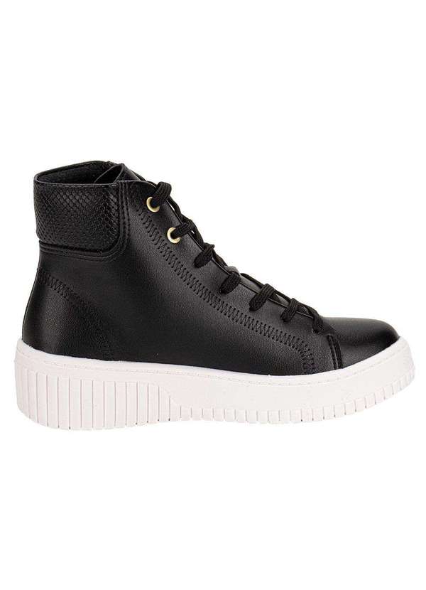 Beira Rio - Tênis Feminino Cano Alto Beira Rio 4316108 - Preto 5