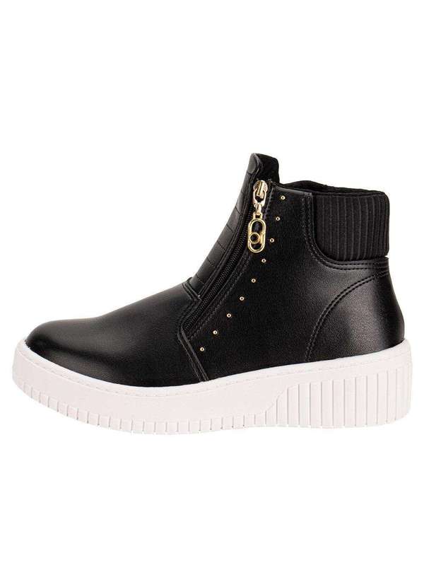 Beira Rio - Tênis Feminino Cano Alto Beira Rio 4316109 - Preto 2