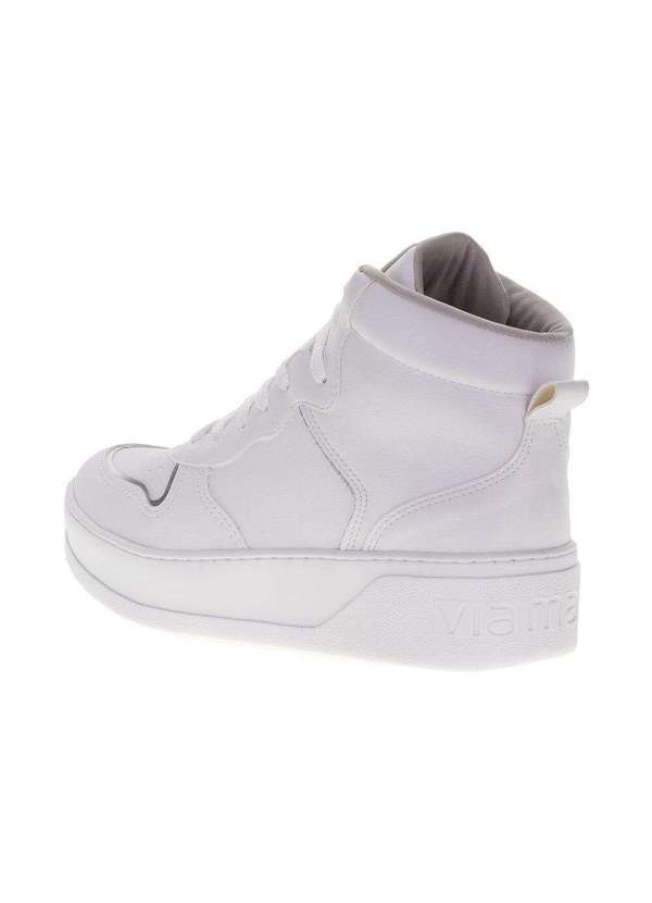 Via Marte - Tênis Feminino Cano Alto Via Marte - 231510 - Branco 3