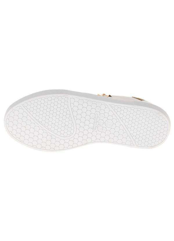 Ana Flex - Tênis Feminino Casual Ana Flex - 927165 - Branco/Bege 4