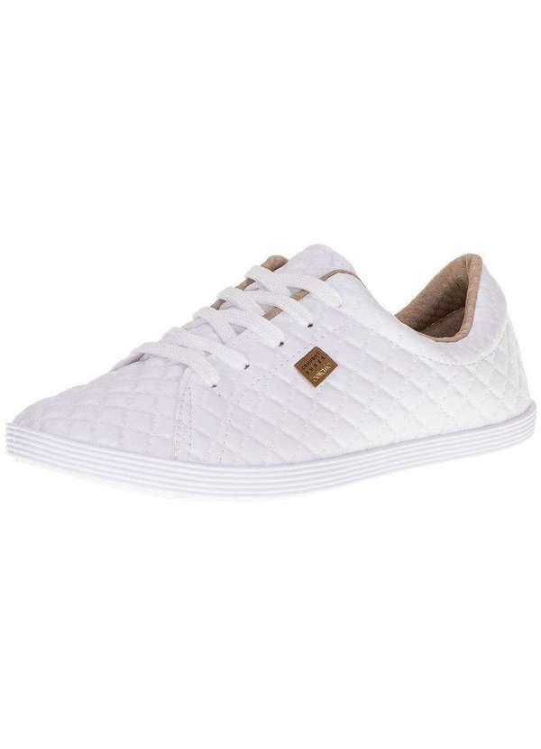 Beira Rio - Tênis Feminino Casual Beira Rio - 4205123 - Branco