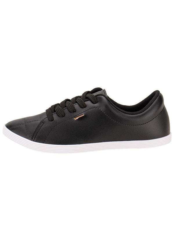 Beira Rio - Tênis Feminino Casual Beira Rio - 4205123 - Preto 2