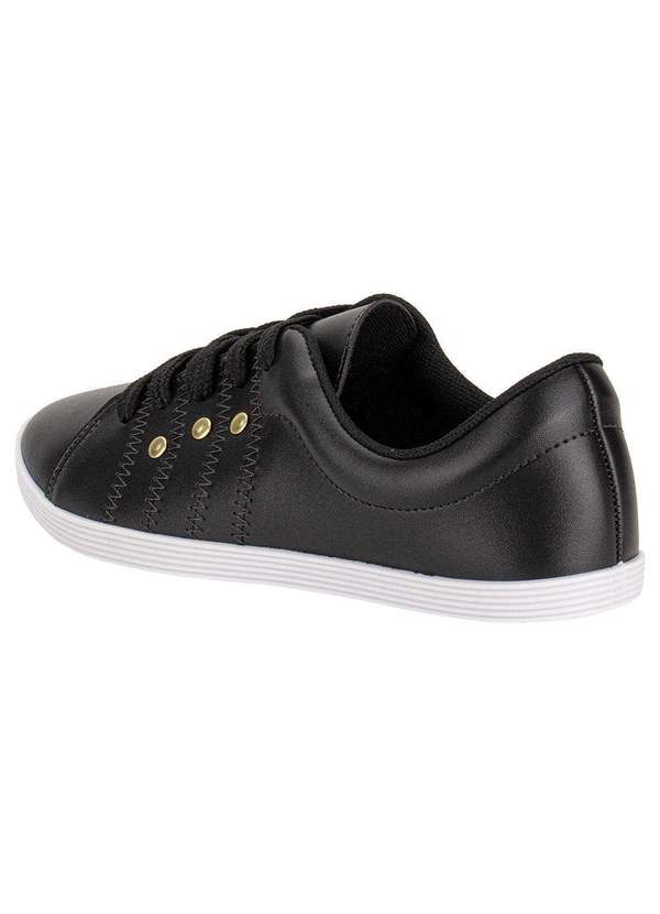 Beira Rio - Tênis Feminino Casual Beira Rio 4205152 - Preto 3